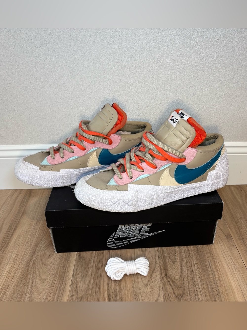 Nike Blazer Low x Sacai x KAWS "Reed" Sneakers